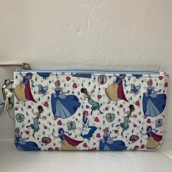 LOUNGEFLY X DISNEY Collab Princess Wallet Wristlet Makeup Bag MSRP $58 NEW NWT - Picture 4 of 4